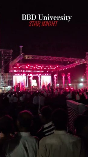 BBD University Star Night #shorts #explorepage #starnight #bbdniit #lucknow