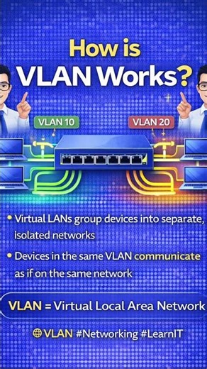 HOW VLAN WORKS ???? #vlan #networking #cisco