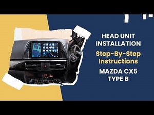 Mazda CX5 2012-2017 Type B | Android Auto | Apple Carplay ⭐ Gtzone Head Unit Installation Tutorial