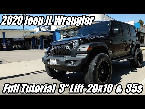 How to install a lift kit on a Jeep Wrangler JL on Fox Shocks