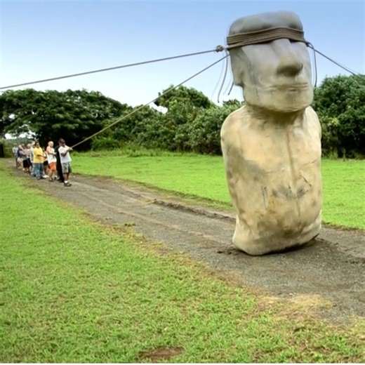 162K views · 3.2K reactions | The moai statues of Easter Island had a special design feature that may have allowed them to "walk." | NOVA l PBS | Facebook