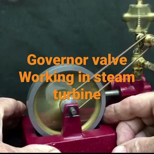 Governor valve Working in steam turbine