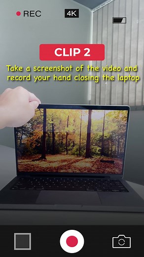 Creative Laptop Transition Ideas using Inshot