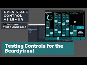 Recreating some Lemur controls with Open Stage Control