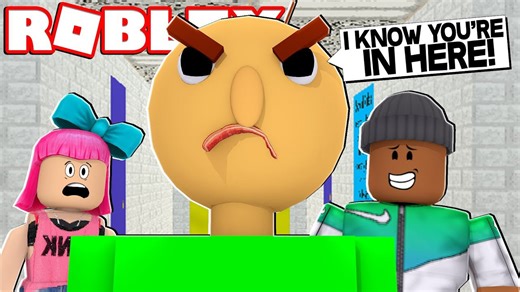 Escape Baldi's Basics school in Roblox