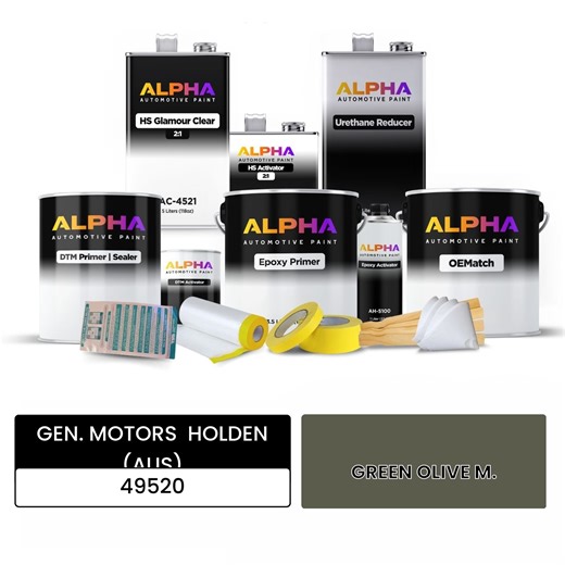 GEN. MOTORS HOLDEN (AUS) GREEN OLIVE M. 49520 | OEMatch Automotive Veh