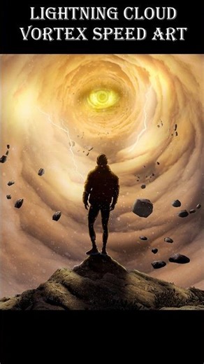 Creating a Lightning Cloud Vortex in Photoshop – Speed Art #photomanipulation