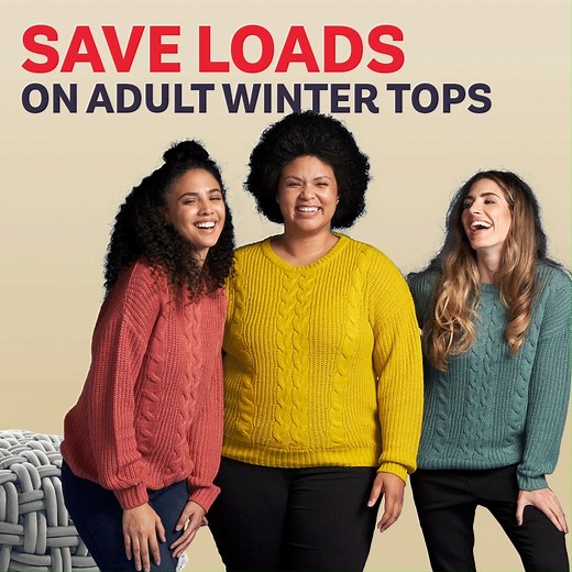 PEP’s low prices make it easy to bundle up in style this winter. 🧶 View all our great value women’s clothing online: https://bit.ly/3ILaRHG *Cable knitwear (XS - L) 159.99 each *Up to XL for 179.99 | PEP