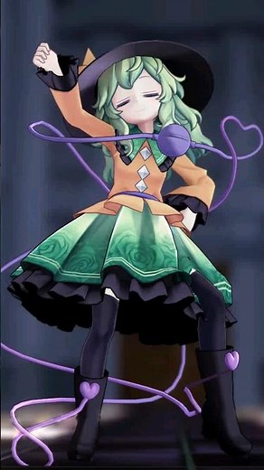 Koishi dances See Tinh #touhou #mmd #東方mmd