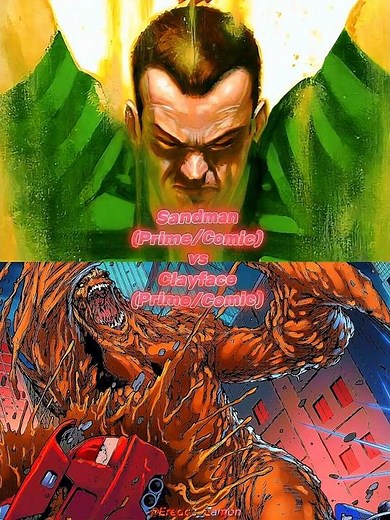 Sandman vs Clayface (Comics)