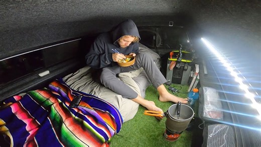 A Silent Day Truck Camping