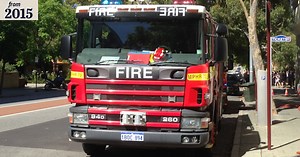Firefighters at big house fire in Peppermint Grove