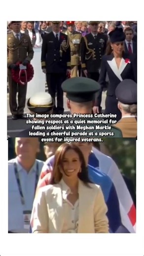 Catherine’s Respect vs Meghan’s Energy #britishroyalfamily #meghan #meghanmarkle #katemidddleton