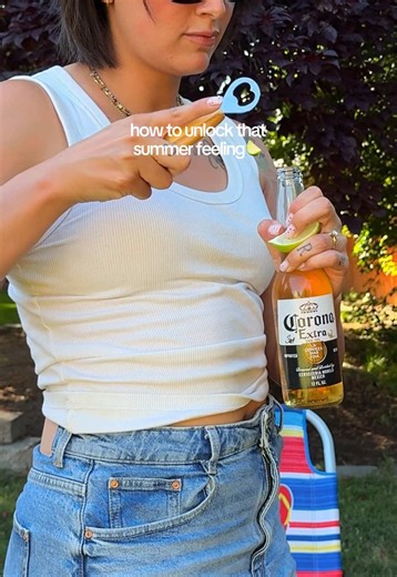 Nothing unlocks summer mode faster than that first sip of a @Corona USA 🍻🏝️🍋‍🟩 The sound of the lid popping off an ice-cold Corona signals vacation mode and makes every lake day, backyard hang, and summer sunset a little better. This summer, I’m making it even more epic by joining The Great Cooler Hunt through Labor Day. Follow along like me and see what surprises summer has in store. #ad #for21 #coronapartner