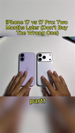 iPhone 17 vs 17 Pro: Two Months Later (Don’t Buy The Wrong One) #iPhone17 #iPhone17Pro #Apple #AppleComparison #technews