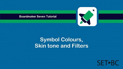 Boardmaker 7: Symbol Colours, Skin Tone and Filters