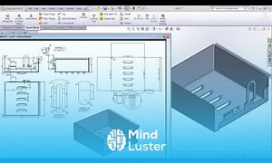 Mind Luster - Learn SolidWorks Sheet Metal Practice Exercises for Beginners 2