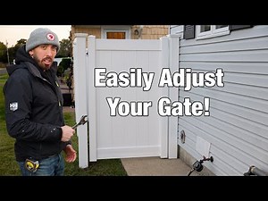 How To Adjust a PVC Gate