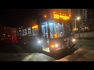 On board Gillig bus 4173 full ride on route 233