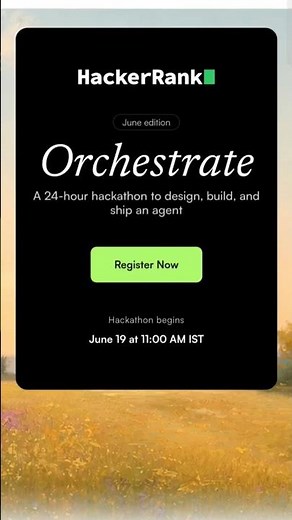 🚀 HackerRank Orchestrate 2026: Build AI Agents, Face the AI Judge & Win Exciting Rewards!