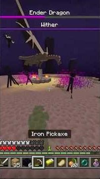 Beating all Minecraft bosses with one day of prep #minecraft #bestminecraftclips #minecraftshorts