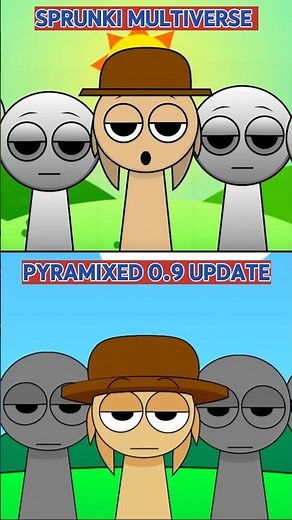 SPRUNKI MULTIVERSE VS PYRAMIXED 0 9 UPDATE PART 2 #sprunki #sprunkiincredibox #shorts