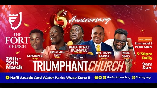 THE FORT CHURCH 6TH ANNIVERSARY SERVICE | DAY 1 | 26TH MARCH 2026