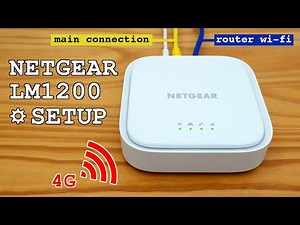 NETGEAR LM1200 4G LTE modem • Unboxing, installation, configuration and test