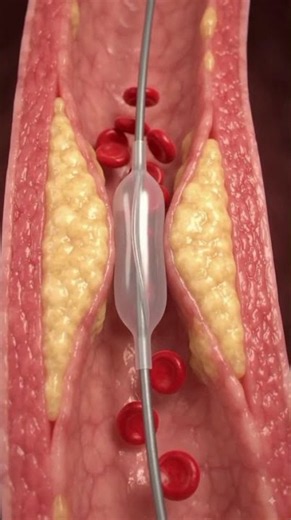 How Doctors Open Blocked Heart Arteries,Balloon Angioplastyvs Open-Heart Surgery #angioplasty#meded