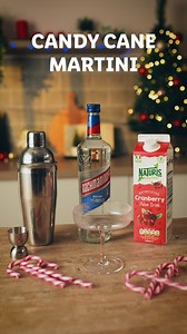🍸🎄 Candy Cane Martini 🎄🍸 Save this recipe to sleigh your Christmas celebrations✨ Ingredients: 🍬 50ml fruity candy cane vodka (vodka and crushed candy canes) 🍬 100ml cranberry juice 🍬 Crushed and whole candy canes, to garnish 🍬 Ice Instructions: Step 1 - To make the candy cane vodka: add vodka and crushed candy canes to a jar. Seal and let sit until candy canes are dissolved (about 2-4 hours). Any extra can be stored in a jar in the fridge to use throughout the Christmas period! Step 2 - 