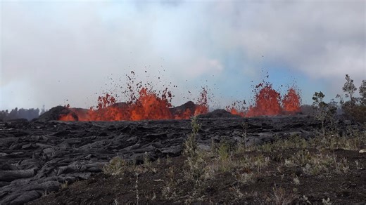 9.5K views · 230 reactions | Check out this new narrated USGS Hawaiian Volcano Observatory video summarizing the September eruption of Kīlauea volcano. It’s short but fascinating! The five-day eruption covered about 2/3 of Nāpau crater, part of Nāpau trail, and most of Nāpau campground. Go to the park website for more information and for closed captions and audio described versions: https://go.nps.gov/LavaSeptember2024 USGS Video | Hawai'i Volcanoes National Park | Facebook