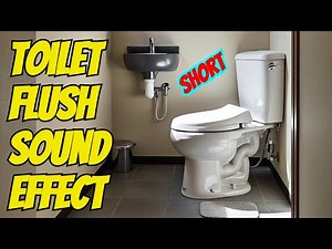 Toilet Flush Sound Effect (No Copyright Sound Effect) SHORT