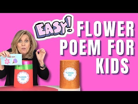 Easy Flower Poem For Kids | From Seed to Flower | Action Rhyme To Learn English