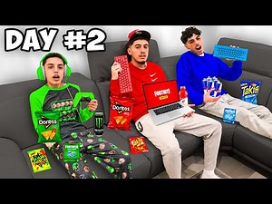 Last To Stop Playing Fortnite With COLORED GAMING SETUP Wins V-Bucks!