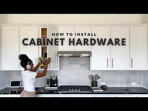 install your own cabinet handles! QUICK & EASY tutorial!