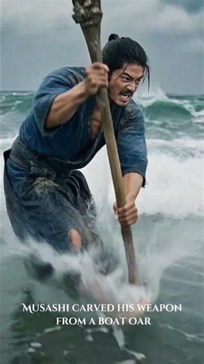 61 duels. 0 defeats. His weapon? A wooden stick. #miyamotomusashi #samurai | Japanese History