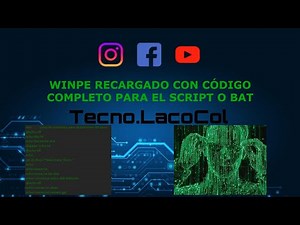 ¡#WINDOWS! Crear un #SCRIPT, #BAT para AUTOMATIZAR el proceso #WINPE | FÁCIL, RÁPIDO, BIEN EXPLICADO