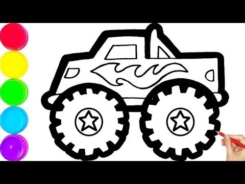 How to Draw A jeep Car Drawing || Easy Drawing for kids and toddlers step by step #jeep