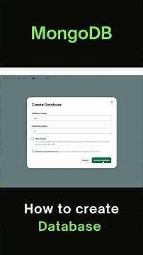 Create Database in MongoDB Compass 🚀 | Step-by-Step #coding