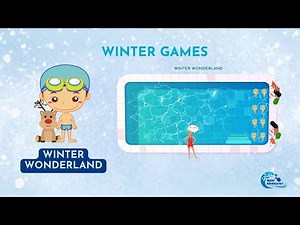 Swimming lesson ideas - Swimming games for kids - Winter themed game - Winter wonderland