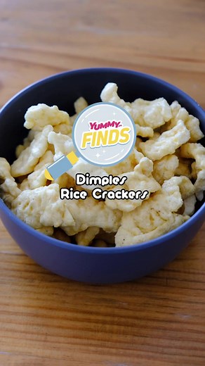 We found a rice cracker snack that looks and tastes exactly like fish crackers. Perfect for vegetarians out there. #YummyFinds #DimplesRiceCrackers | Yummy PH