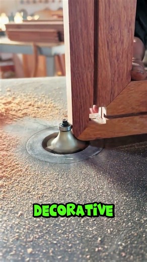 How woodworking router bits create smooth and decorative shaped edges