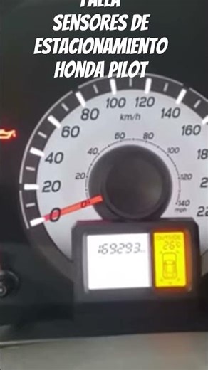 falla Sensores de estacionamiento honda pilot