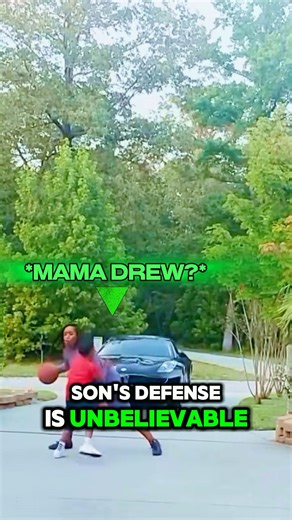 Mama Drew? Mom Breaks Her Son's Defense With Crazy Basketball Handles #shorts #trending #basketball