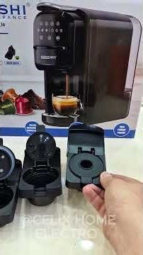 آلة تحضير القهوة 4 في1 الجديدة من العلامة سوناشي كبسولة وقهوة مرحية حصريا عند سيليكس هاوم القليعة