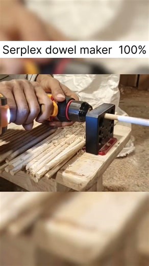 Serplex dowel maker 100% #diywoodworking 💯💯💯
