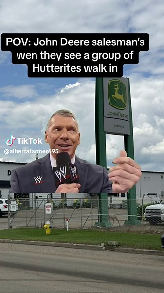 John Deere Salesman's POV When Hutterites Walk In