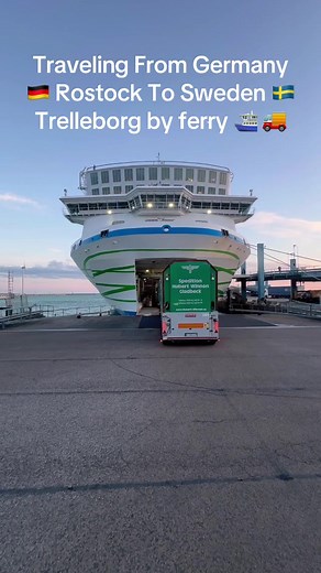 Germany to Sweden Ferry Journey: Rostock to Trelleborg