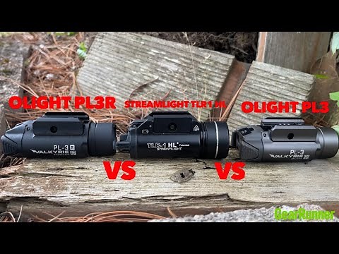 Olight PL-3R Vs Streamlight TLR1 HL Vs Olight PL-3