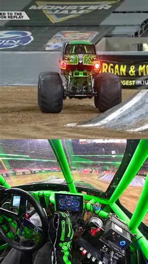 Monster Jam on Instagram: "So nice, we had to look twice. 👀⁣ ⁣ #MonsterJam #monstertrucks #GraveDigger #TylerMenninga"